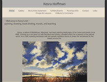 Tablet Screenshot of kesrahoffman.com